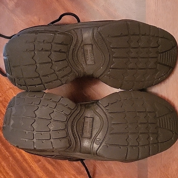 Texas Steer Black Leather Steel Toe Work Shoe - Picture 10 of 10